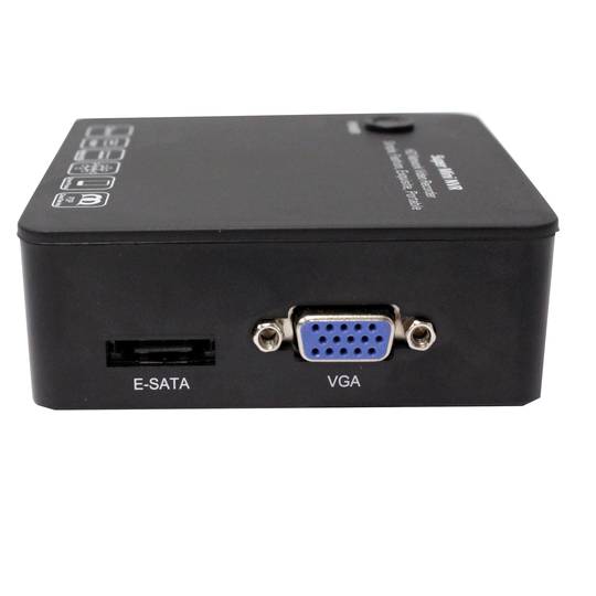 Gravador de vídeo NVR Rede de vigilância CCTV 4 canais disco 1080p 720p 960p eSATA