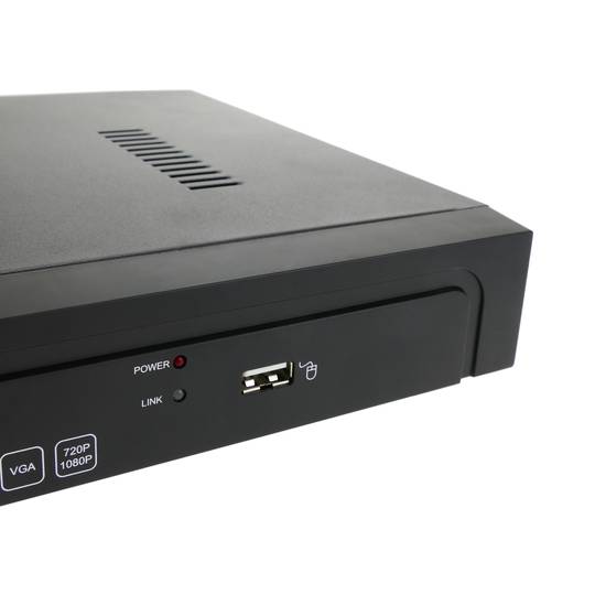 NVR Network Video Recorder voor 4-kanaals CCTV-videobewaking 720p 960p 1080p