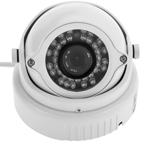 H.264 IP Caméra NVR CMOS Dome 1Mpixel 123x87mm Network Video Recorder CCTV avec PoE