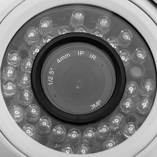 H.264 IP Caméra NVR CMOS Dome 1Mpixel 123x87mm Network Video Recorder CCTV avec PoE