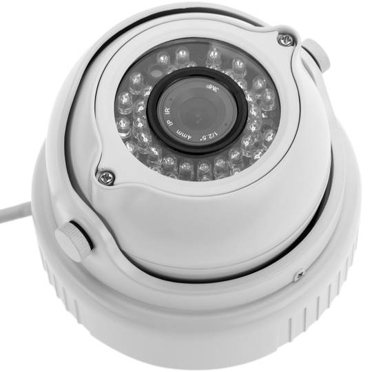 H.264 IP Caméra NVR CMOS Dome 1Mpixel 123x87mm Network Video Recorder CCTV avec PoE