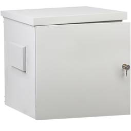 6HE 19" Outdoor-Rackscharank IP55 Weiß SOHORack GO 600x600x420 mm
