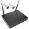 NVR video surveillance system with 2 automatic wireless cameras with light 1080p H.264