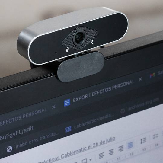 Webcam de vídeo HD 1080P com microfone embutido 99 x 30 x 25 mm
