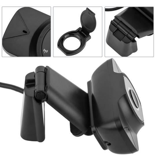 1080P HD Video Webcam with Built-in Microphone 80 x 32 x 32mm