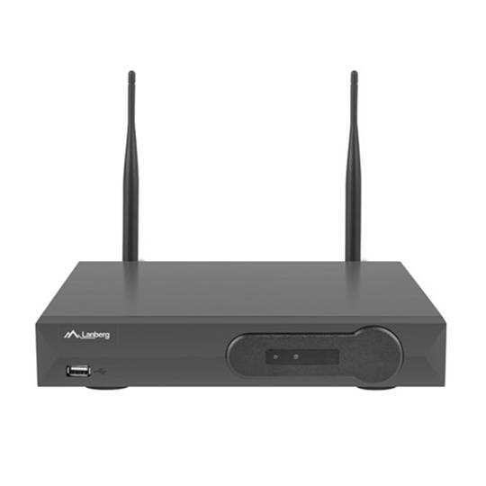 Kit de 4 caméras de vidéosurveillance WiFi Lanberg 2MP NVR avec 4 canaux