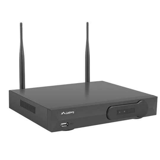 Kit de 4 caméras de vidéosurveillance WiFi Lanberg 2MP NVR avec 4 canaux