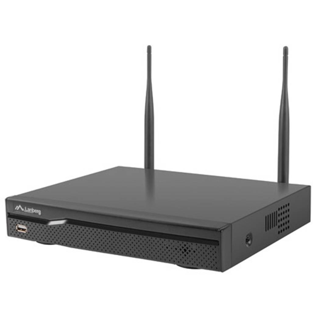 Kit de 8 cámaras de videovigilancia de Lanberg de 2MP NVR WiFi y con 8 canales