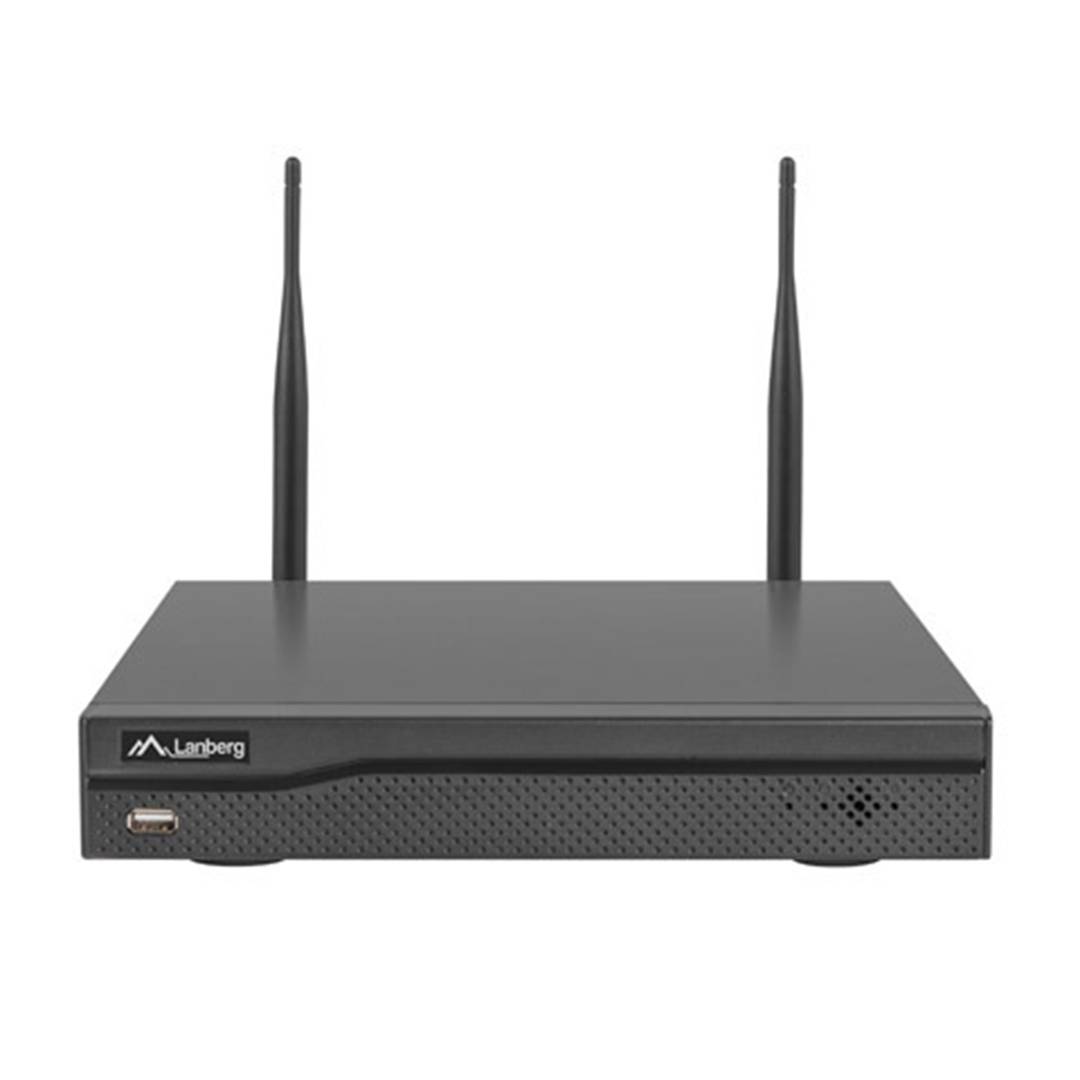 Kit de 8 cámaras de videovigilancia de Lanberg de 2MP NVR WiFi y con 8 canales
