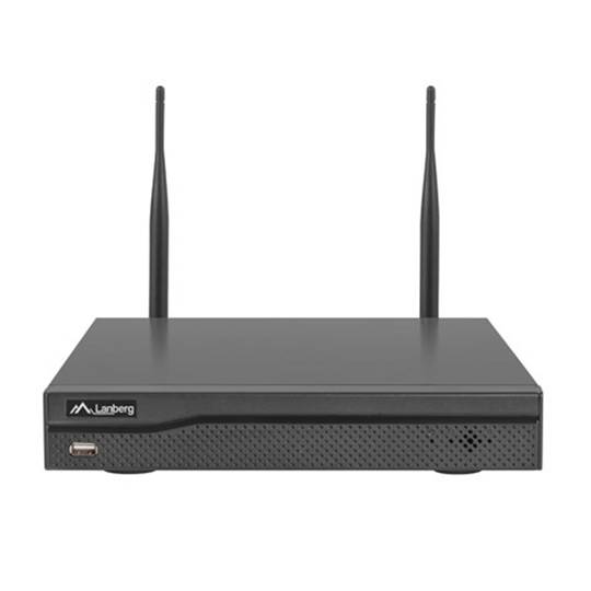 Kit de 8 cámaras de videovigilancia de Lanberg de 2MP NVR WiFi y con 8 canales