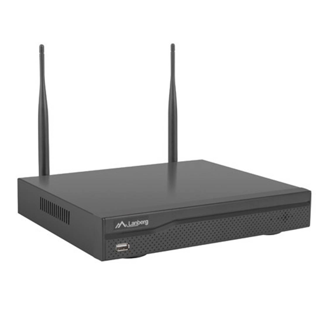 Kit de 8 cámaras de videovigilancia de Lanberg de 2MP NVR WiFi y con 8 canales