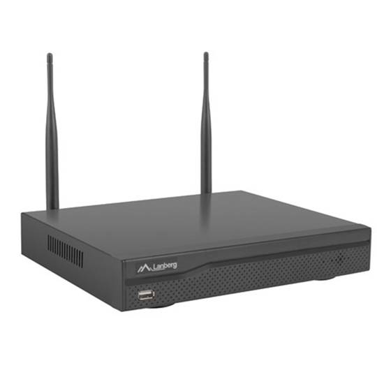 Kit de 8 cámaras de videovigilancia de Lanberg de 2MP NVR WiFi y con 8 canales