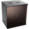 Szafa rack 19 mural 12U czarny SOHOrack 540x450x580 mm z tacą 255 mm i wentylatorem