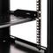 Szafa rack 19 mural 12U czarny SOHOrack 540x450x580 mm z tacą 255 mm i wentylatorem