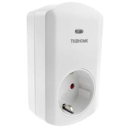 Plug schuko wireless Z-Wave 300W 230VAC wit met intensiteitsregeling