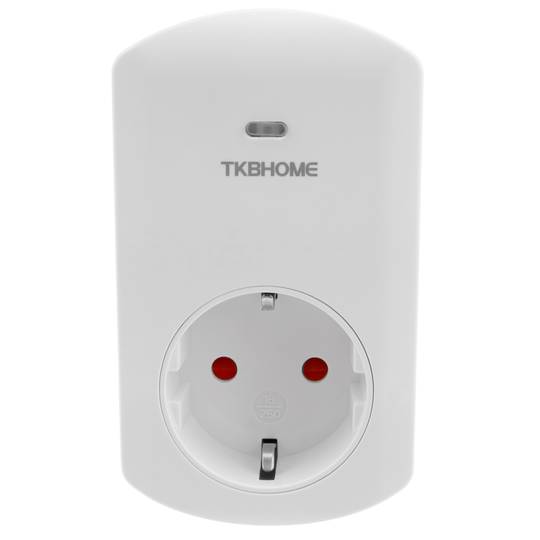 Spina schuko wireless Z-Wave 300W 230VAC bianca con regolazione dell'intensità