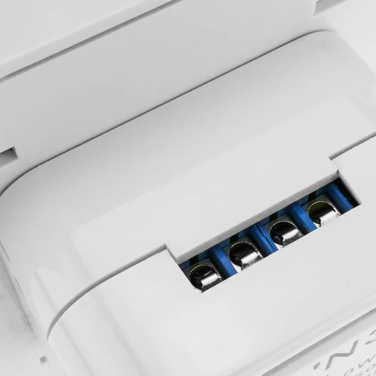 Interruttore wireless 80x80mm Z-Wave 300W 230VAC semplice bianco con regolazione dell'intensità