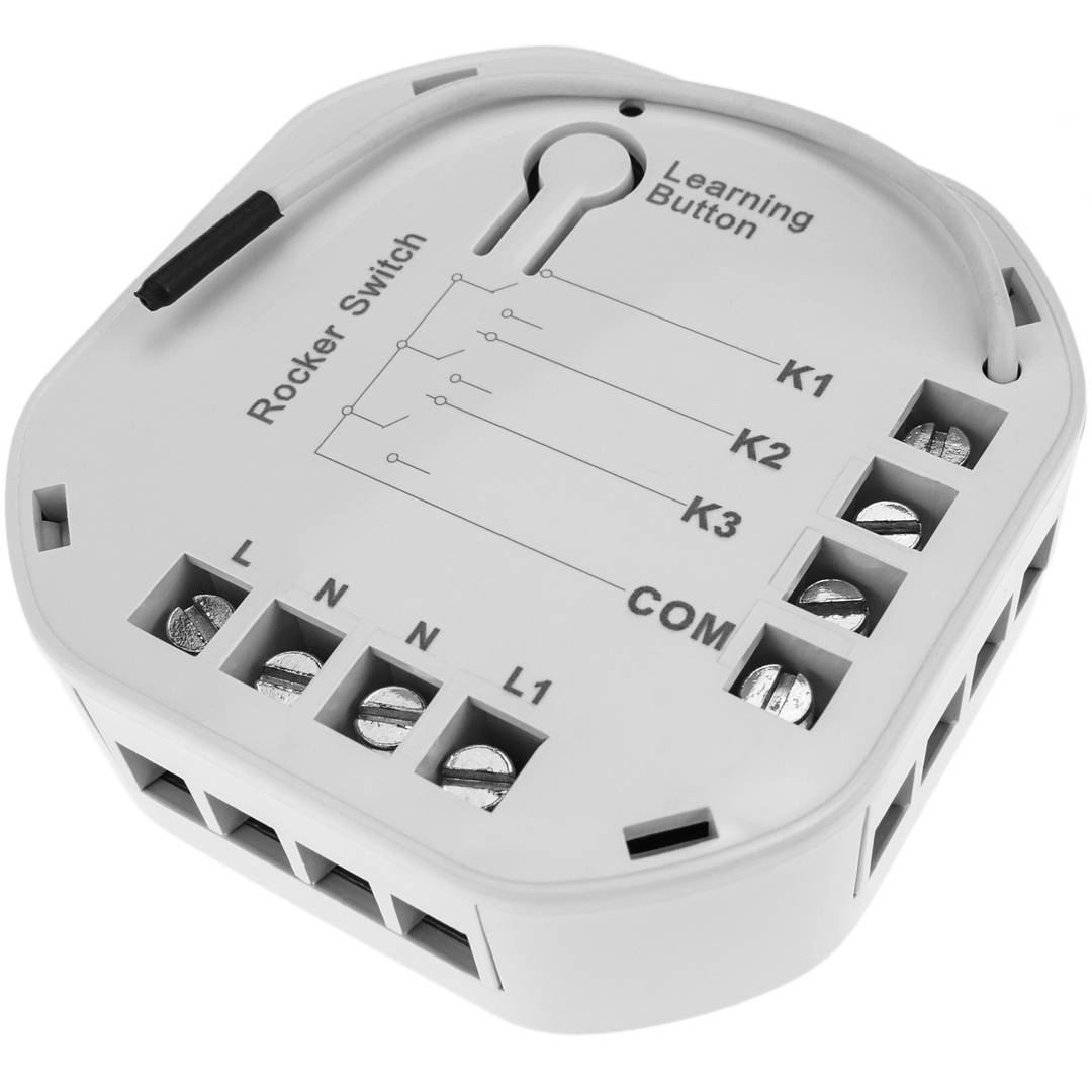 Módulo inalámbrico Z-Wave 6A 230VAC 3X