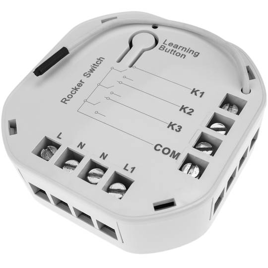Módulo inalámbrico Z-Wave 6A 230VAC 3X