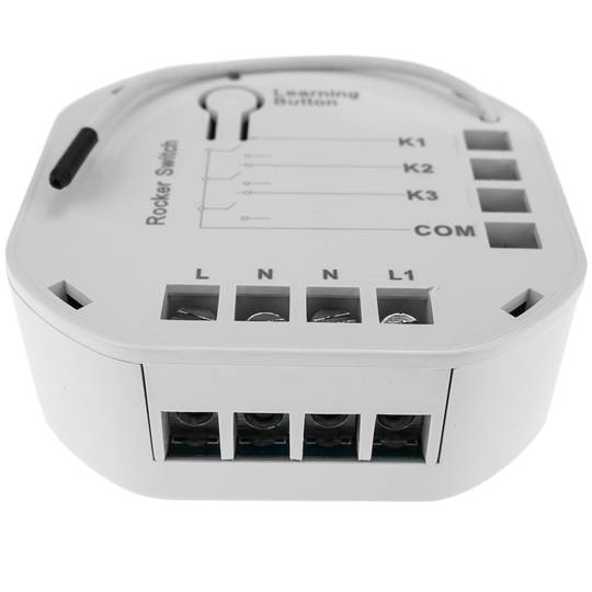 Módulo inalámbrico Z-Wave 6A 230VAC 3X