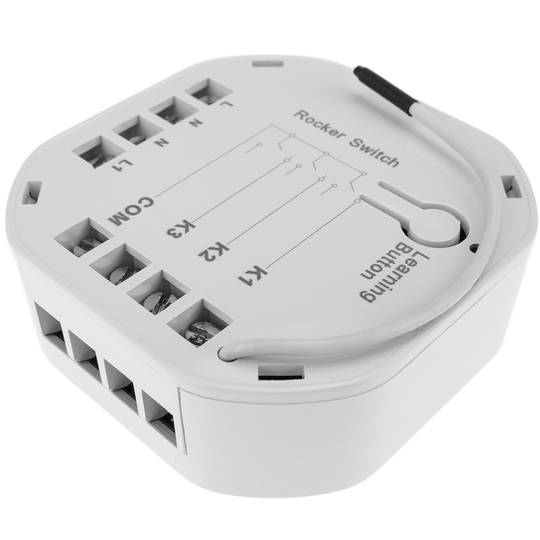 Módulo inalámbrico Z-Wave 6A 230VAC 3X