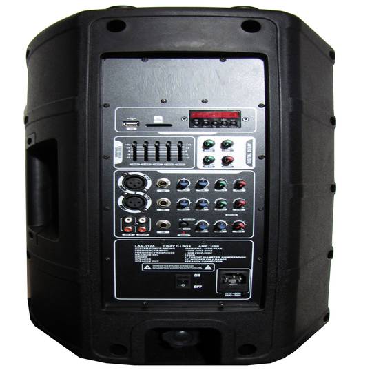 Altaveu professional 250W RMS amb amplificador EQ SD USB 40x39x59cm