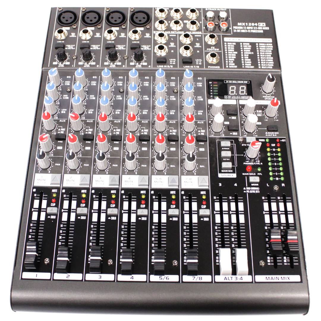 Audio Mixer 6 canaux MX1204FX
