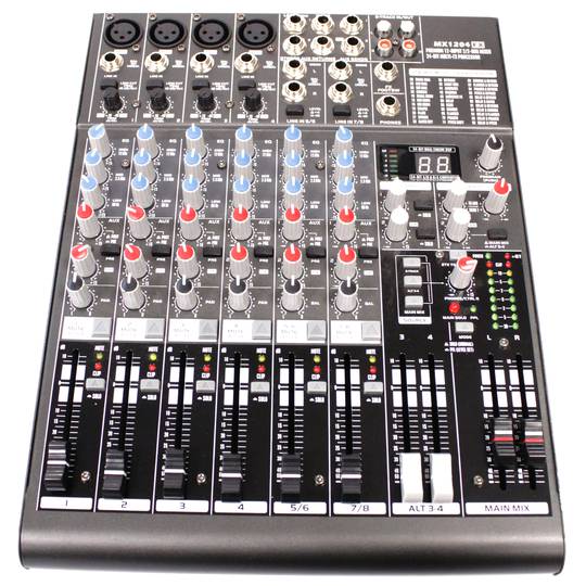 Audio Mixer 6 canaux MX1204FX