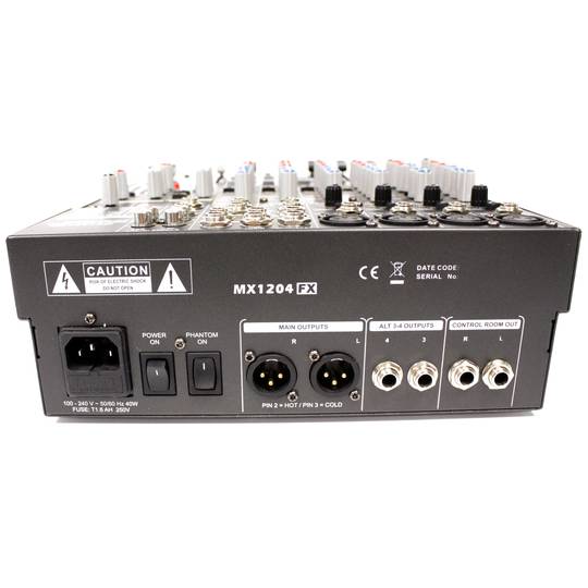 Audio Mixer 6 canaux MX1204FX