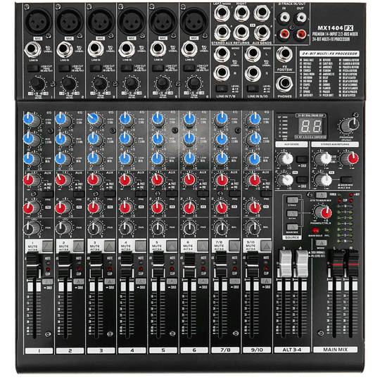 Mixer audio 8 canali MX1404FX