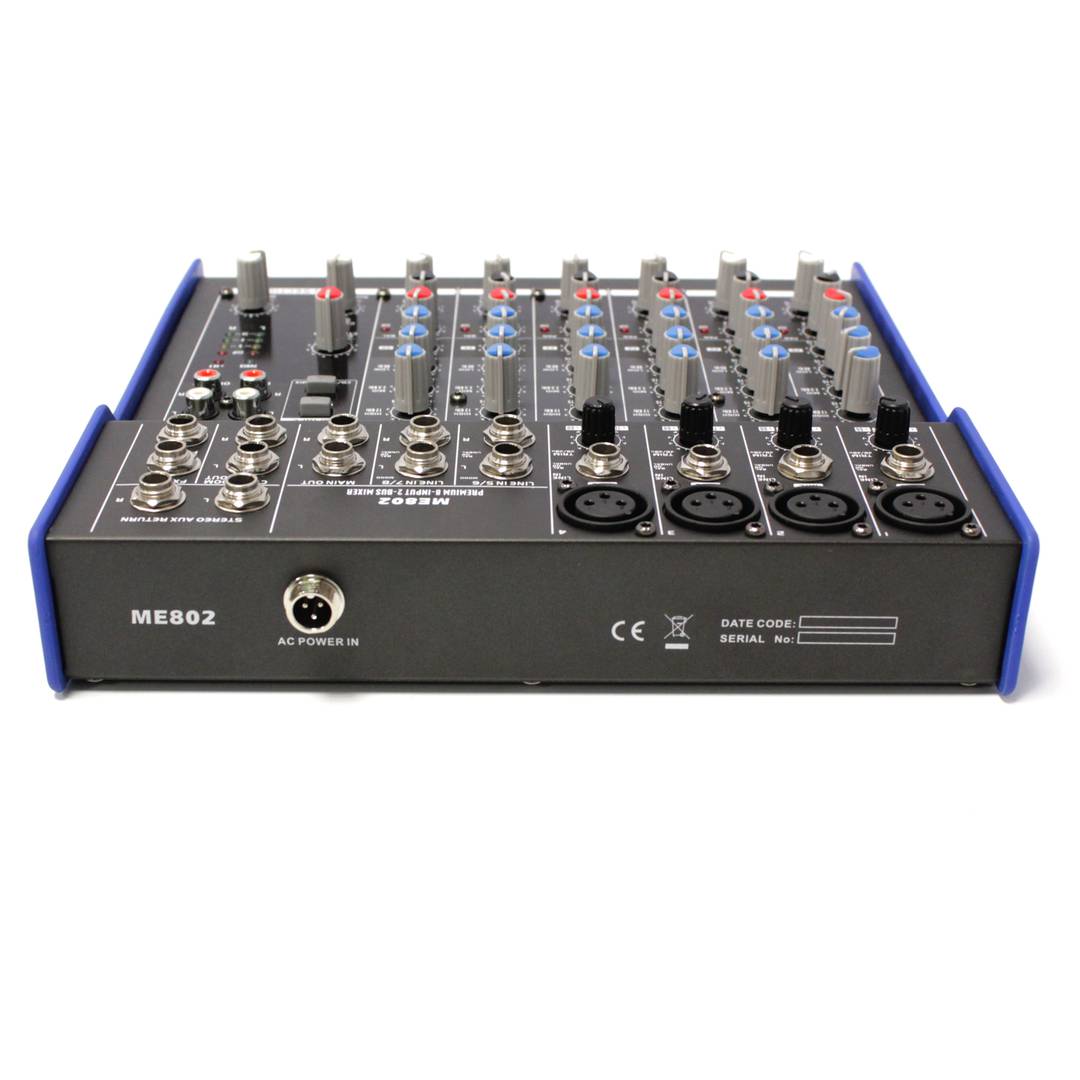 ME802 4-kanaals audiomixer