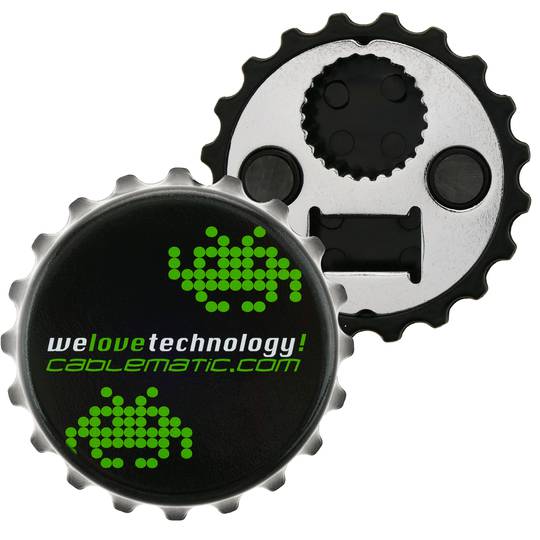 Obreampolles magnètic per a nevera del model Invaders