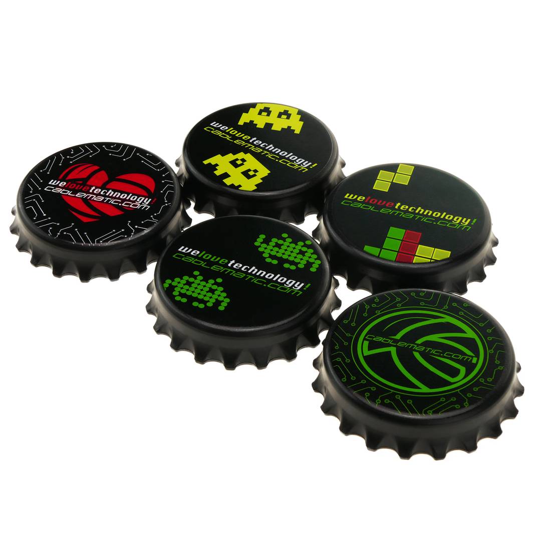 Obreampolles magnètic per a nevera del model Blocks