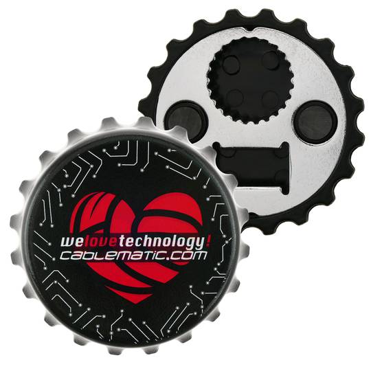 Ouvre-bouteille magnétique pour réfrigérateur modèle Love