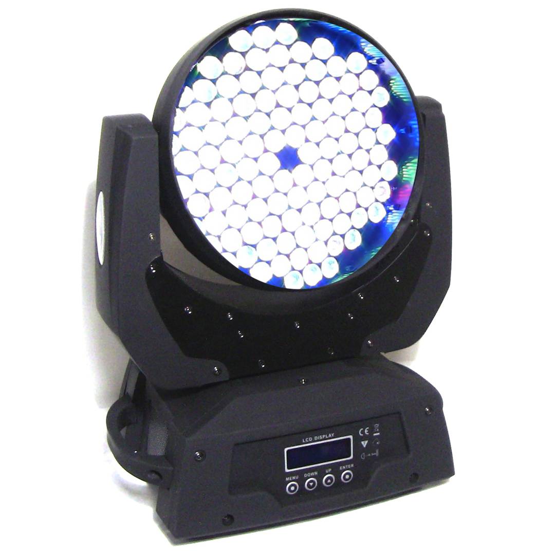 Foco de cabezal móvil 108 LED 1W DMX512 Flat