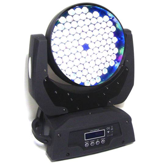 Foco de cabezal móvil 108 LED 1W DMX512 Flat