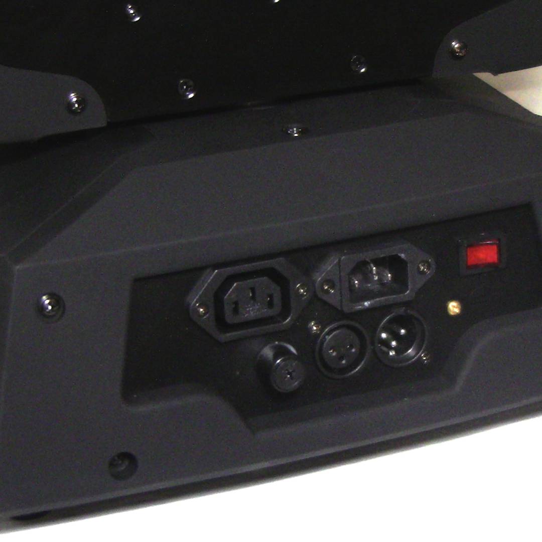Foco de cabezal móvil 108 LED 1W DMX512 Flat