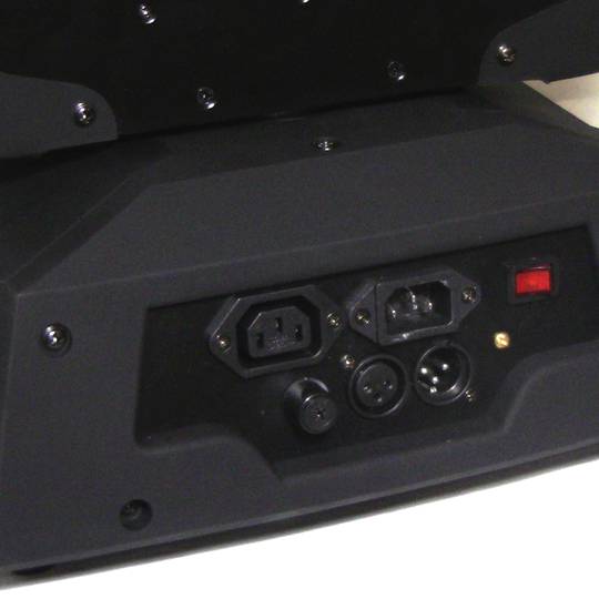 Foco de cabezal móvil 108 LED 1W DMX512 Flat
