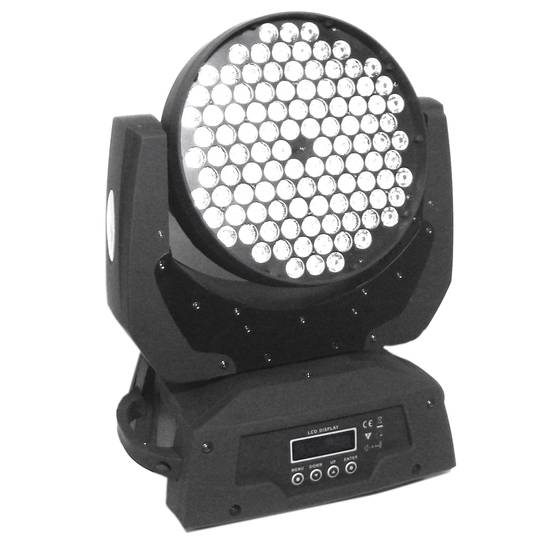 Bewegende koplamp 108 LED 3W DMX512 Flat