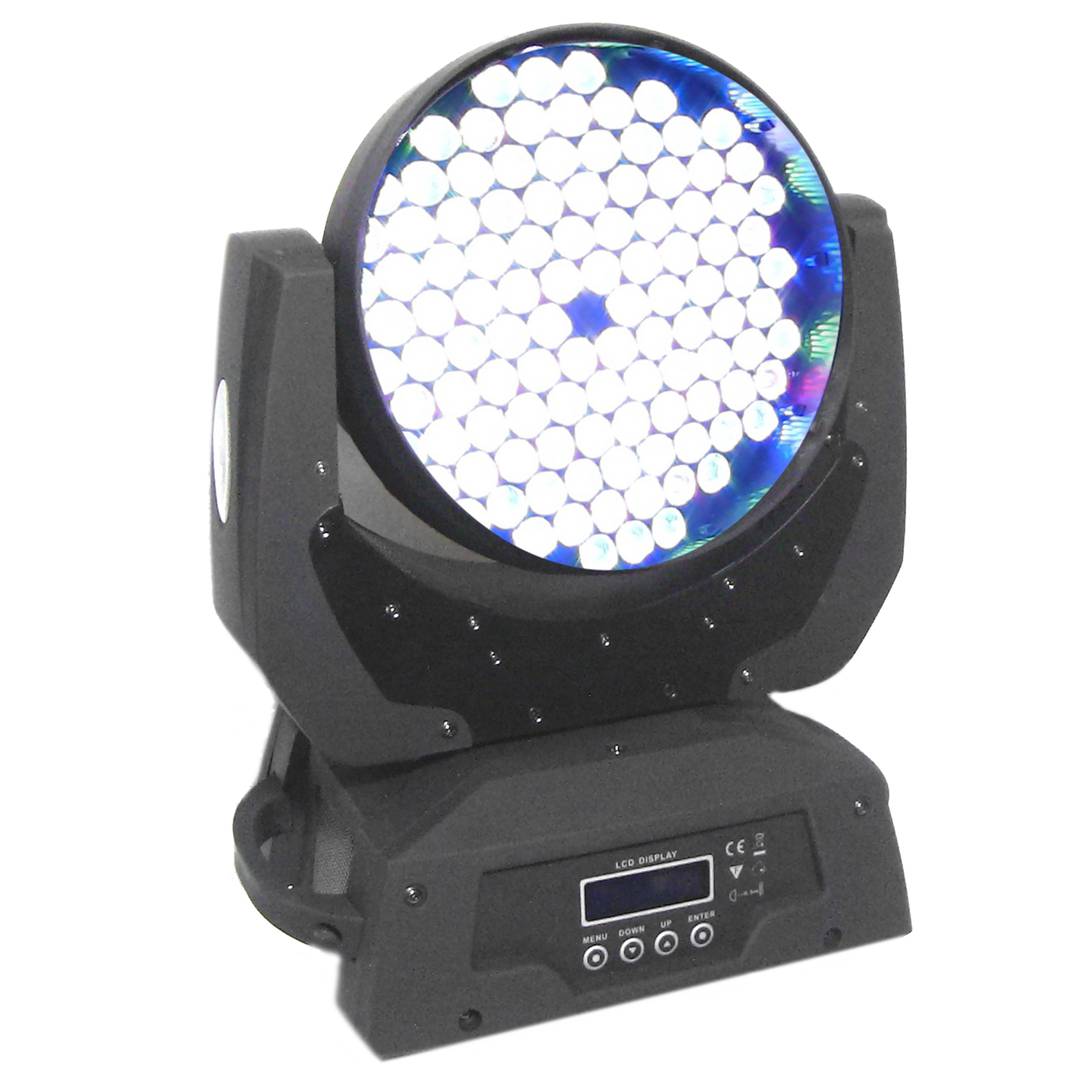 Bewegende koplamp 108 LED 3W DMX512 Flat