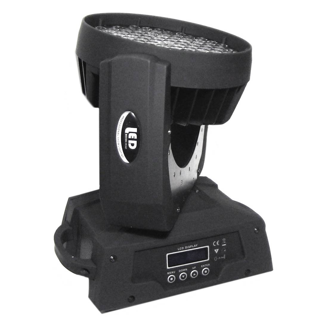 Bewegende koplamp 108 LED 3W DMX512 Flat