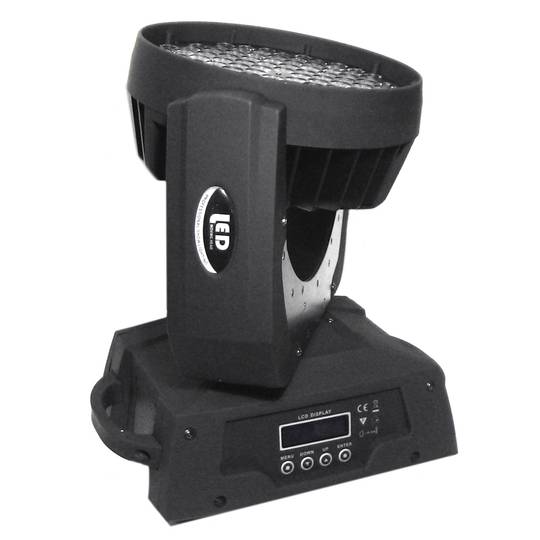 Bewegende koplamp 108 LED 3W DMX512 Flat