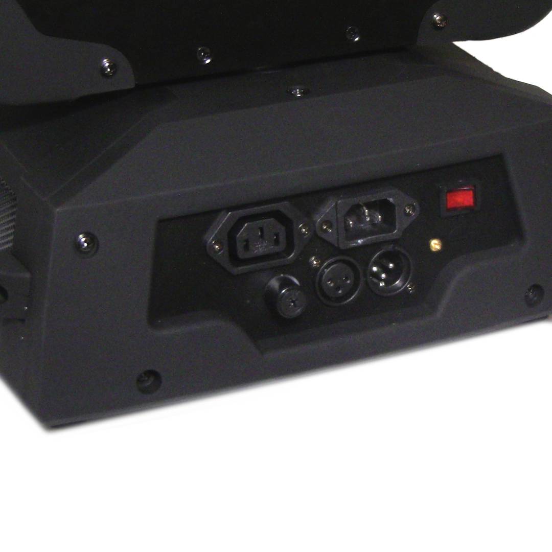 Bewegende koplamp 108 LED 3W DMX512 Flat