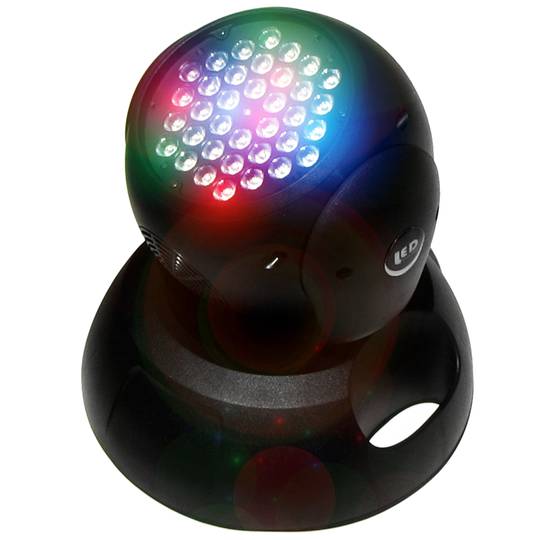 Moving head spotlight 3W LED DMX512 Sfera 36