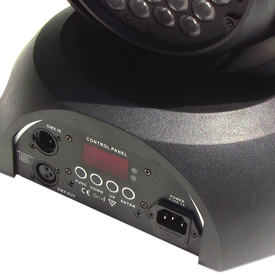 Moving head spotlight 3W LED DMX512 Sfera 36