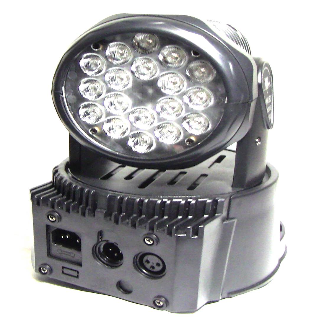 Lâmpada LED 18 Chefe DMX512 Movendo MINILED
