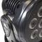 Bewegende koplamp 7 LED 12W RGB DMX512 zwart