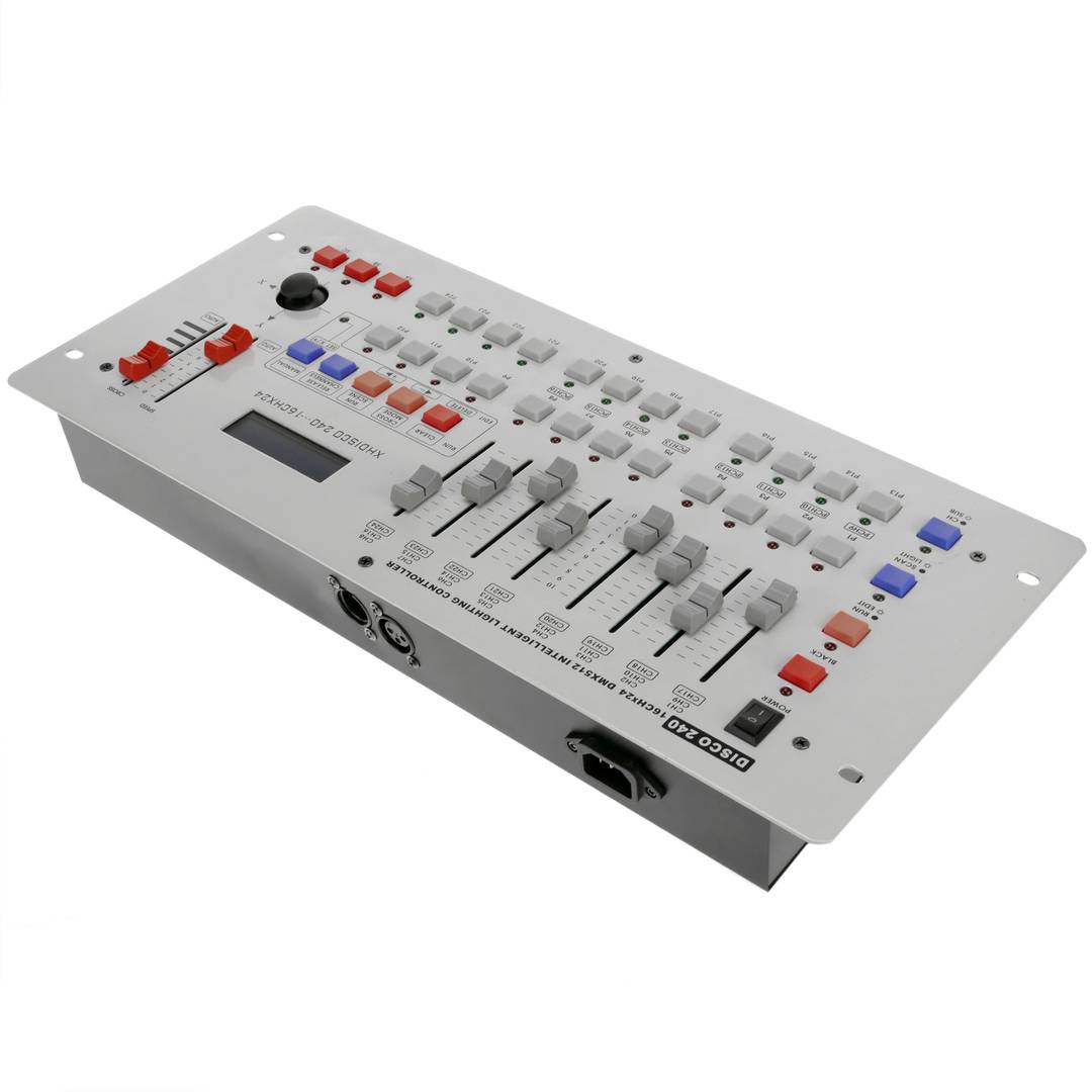 Contrôleur DMX compact avec modes RVBB, automatisé et activé par le son - 4  canaux