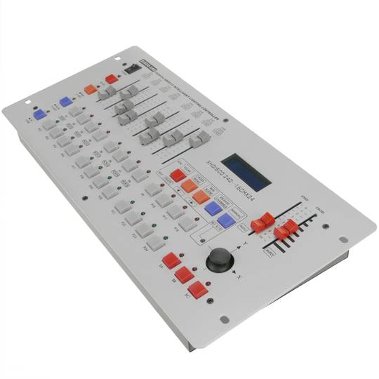 DMX 512 controller with 8 sliders 5U - Cablematic