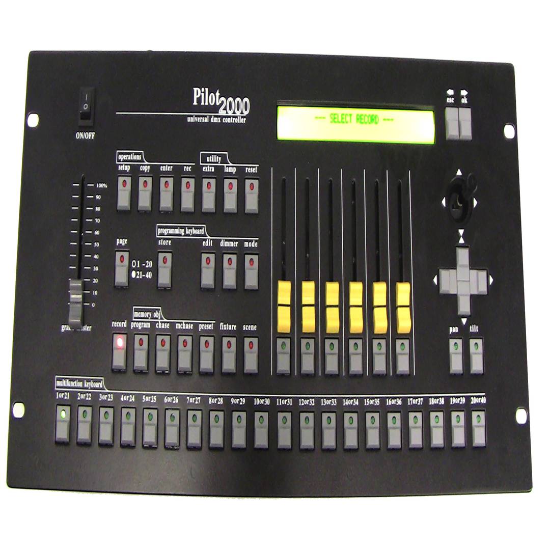 Contrôleur DMX 512 du 6 curseurs 5U